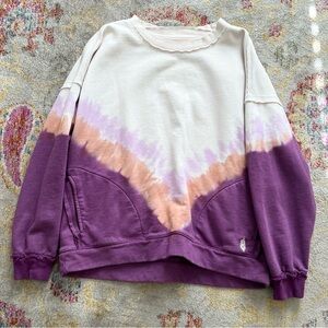 Free People Movement Tye Dye Sweatshirt size small